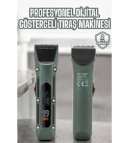 Northcity Turbo Motorlu Dijital Göstergeli Paslanmaz Çelik Tıraş Makinesi - Ayarlanabilir 0.8-2.0mm Kesim