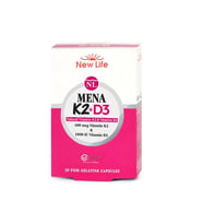 New Life Mena K2+D3 Takviye Edici Gıda 30 Kapsül