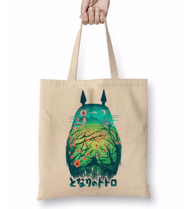 Neighbor Totoro Bez Çanta Uzun Saplı