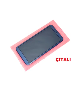Tkgz Honor 9 LİTE Uyumlu Lcd Ekran Dokunmatik - ÇITALI MAVİ