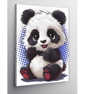 Kanvas Tablo Sevimli Yavru Panda