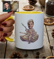 Kişiye Özel Karikatürlü Jandarma Kupa Bardak Jandarma Günü Hediyesi