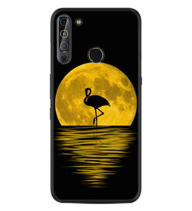 Casper Via X20 Kılıf Silikon Desen Ay ve Flamingo 1775