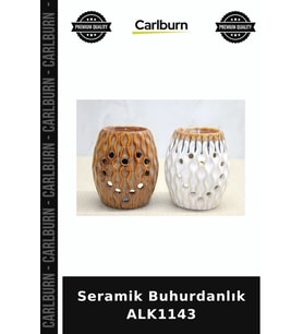Özel Üretim Aromaterapi Dekoratif Uçucu Yağ Koku Seramik Buhurdanlık ALK1143