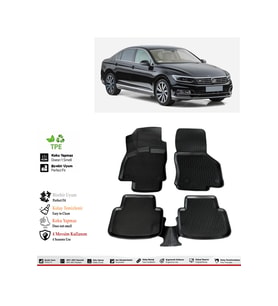 Volkswagen Passat B8 2021 Model 4D Havuzlu Paspas
