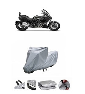 Ducati Diavel Strada  Gri Motosiklet Brandası ARKA ÇANTA UYUMLU DEĞİLDİR