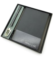 Signator® Codex  N155 Kişiye Özel Defterli Set - İsme Özel Siyah Kalem + İsme Özel Siyah Defter + İsme Özel Anahtarlık  İsme Özel Kutusunda Hediyelik Set (Karışık)