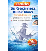 Su Geçirmez Yüzme Silikon Kulak Tıkacı–Havuz Banyo & Deniz İçin Çift Boğumlu Yüzücü Kulak Koruyucu (Gri)