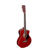 STAGG SA20 DCE RED ELEKTRO AKUSTİK GİTAR