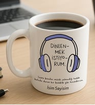 Komik - Esprili Kupaa Bardakk Dinlenmek İstiyorum Yazılı Komik Kupaa Bardakk