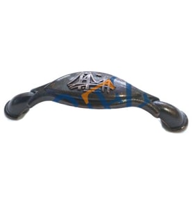 Dekoratif Zamak Boğaziçi Kulp - 64mm, Eskitme, 1 Adet