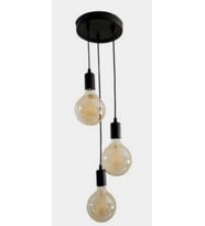 MYLİGHTS RETRO RUSTİK MODERN METAL SARKIT AVİZE  (Siyah)