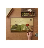Yazarın Yaratıcı Dünyası Tasarımı 240 parça Ahşap Puzzle Ahşap Kutuda MP06641