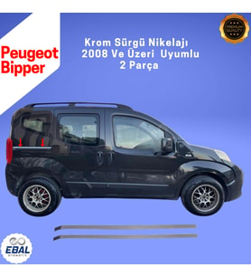 Peugeot Bipper Krom Sürgü Nikelajı 2 Parça 2008 Üzeri