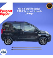 Peugeot Bipper Krom Sürgü Nikelajı 2 Parça 2008 Üzeri