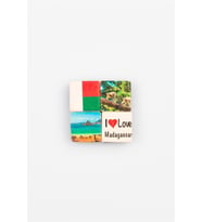 Madagaskar Temalı Dörtlü Taş Magnet (Karışık)