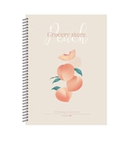 Morning Glory 1500 Çizgisiz Defter 25,4x18,4 cm Şeftali 14000-88975