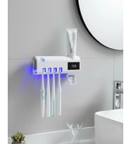 Sensörlü Uv Sterilize Fırçası Tutucu Macun Sıkma Aparatı