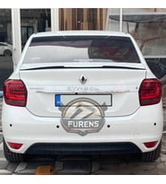 Renault Symbol 2013-2023 Bagaj Üstü Yarasa Spoiler Bagaj Çıtası Piano Black Spoyler
