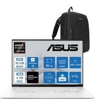 Asus Zenbook S16 Ryzen Aı 9 Hx 370 32GB Ddr5 4tb SSD Amd Radeon 890M WIN11PRO 16" 3k OLED 120Hz 500NITS Taşınabilir Bilgisayar UM5606WATP04 + Zettaçanta
