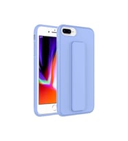 Apple iPhone 8 Plus Uyumlu Kılıf Zore Qstand Kapak (Lila)