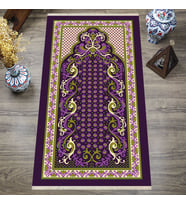 Dijital Baskılı, Yıkanabilir, Yumuşak Dokulu Çocuk ve Yetişkin SECCADE 65x115 cm  S-DOT-SN-078