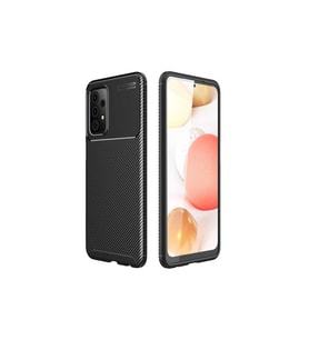 Samsung Galaxy A72 Uyumlu Kılıf Zore Negro Silikon Kapak (Siyah)