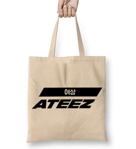 Ateez Yeosang Bez Çanta Uzun Saplı