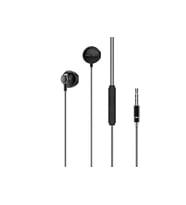 Samsung Oppo Xiaomi Huawei Uyumlu Metal Başlık Kablolu Kulaklık (Siyah)