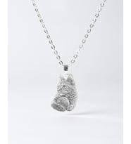 Fotoğraf Baskılı Gümüş Tasarım Kolye (Gümüş)