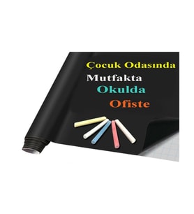 Reidan  H&F Kara Tahta Restorant Otel Ofis Ev Çocuk Odası Yazılabilir Silinebilir Sticker