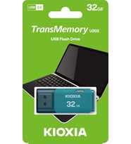 TransMemory U202 32GB USB Bellek – USB 2.0, Açık Mavi
