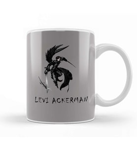 Levi Ackerman Attack On Titan 03 Kupa Bardak Porselen