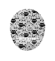 Kedi Desenli Bilek Destekli Mouse Pad (Çok Renkli)