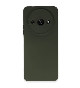 Xiaomi Redmi A3 4g Kılıf Nano İçi Kadife Silikon - Koyu Yeşil