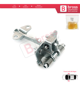 Peugeot 106 Citroen Saxo 3/5 Kapı 9181C2 İçin Ön Sağ veya Sol Kapı Gergi Yayı