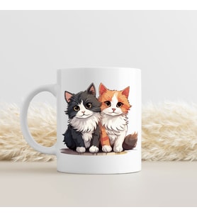 Kedi Model Bardak - Kedili Bardak