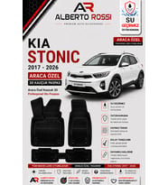 KIA STONIC 2017 - 2026 Araca Özel Kauçuk 3D Profesyonel Oto Paspası