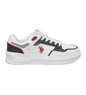 U.S. Polo Assn. Alucard Spor Ayakkabı Beyaz-Lacivert (Beyaz - Lacivert)