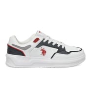U.S. Polo Assn. Alucard Spor Ayakkabı Beyaz-Lacivert (Beyaz - Lacivert)