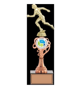 ODAK KUPA - Figürlü Kupalar - Atletizm Kadın Figürlü Kupalar FG-034 C - 35 cm