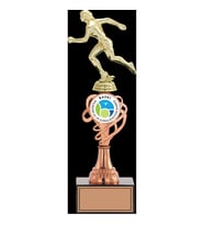 ODAK KUPA - Figürlü Kupalar - Atletizm Kadın Figürlü Kupalar FG-034 C - 35 cm