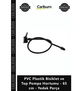 Özel Üretim Dayanıklı Esnek Siyah PVC Plastik Bisiklet Top Pompa Hortumu 65 cm Yedek Parça