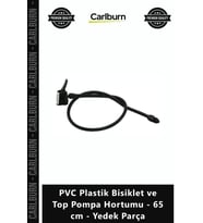 Özel Üretim Dayanıklı Esnek Siyah PVC Plastik Bisiklet Top Pompa Hortumu 65 cm Yedek Parça
