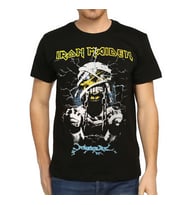 Bant Giyim - Iron Maiden Powerslave Siyah Erkek Tişört