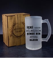 eJOYA Kişiye Özel Kutusunda Bira Bardağı Hediye Seti 108237