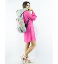 Morikukko Pollock Neon Pink Çıkabilir Kapüşonlu Sırt Çantası