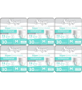Sleepy Hasta Bezi Yetişkin Emici Külot M - Orta - Medium 180 Adet (6PK*30)