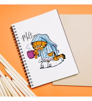 Garfield Tasarımlı Defter Kişiye Özel