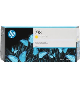 Hp 676M8a (738) 300 Ml Yellow Desıgnjet Ink Cartrıdge